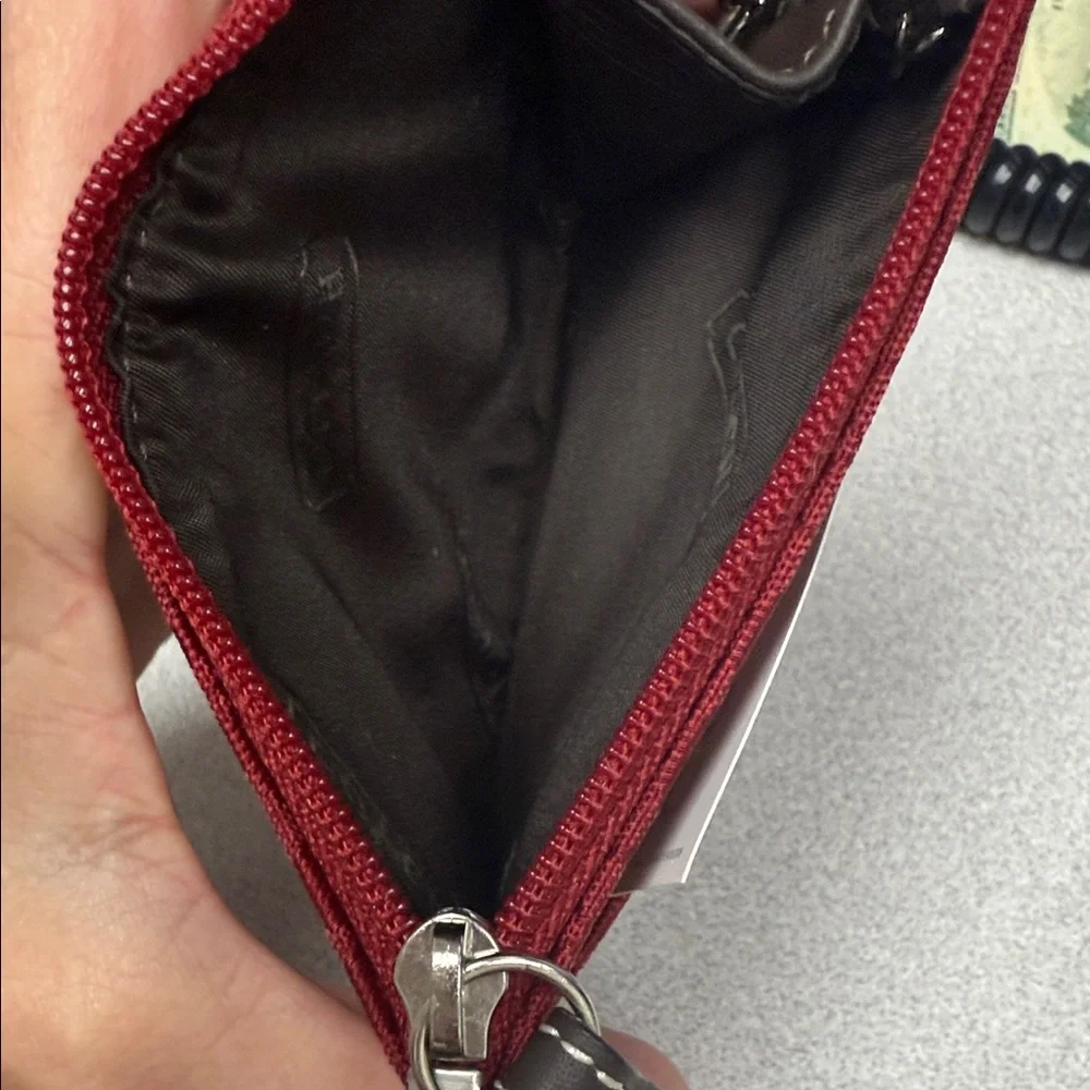 Coach Mini C Jacquard Signature Collection Keyring Wallet